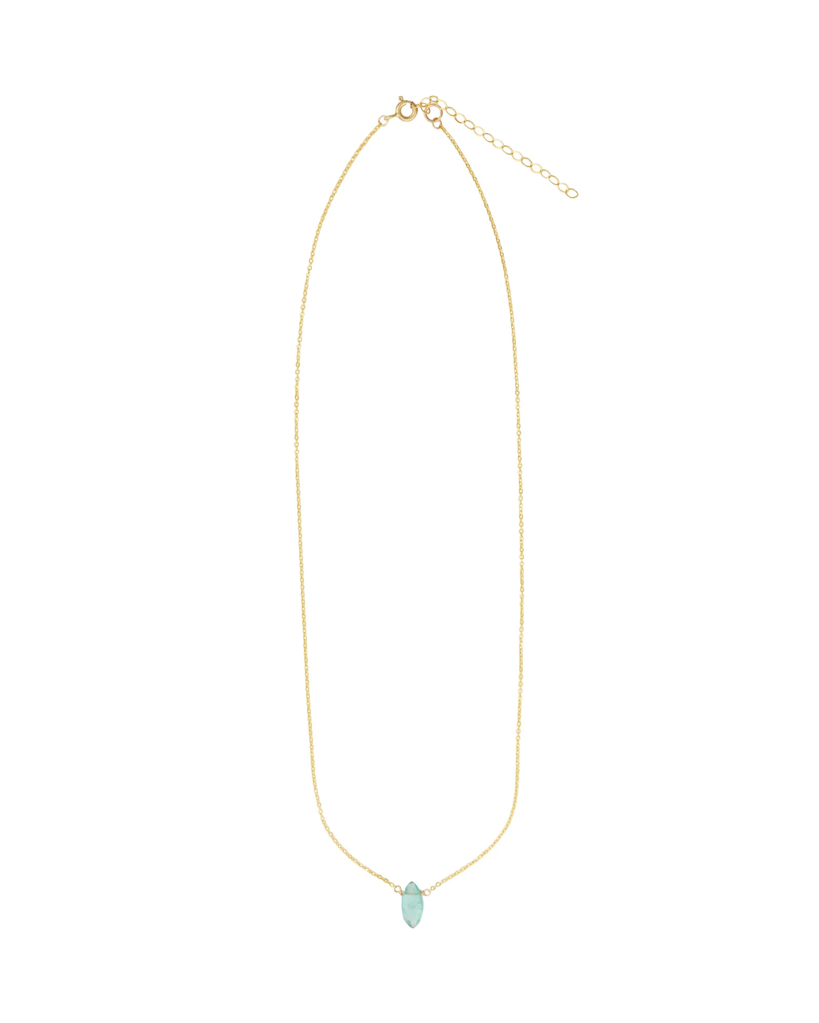 Apatite Marquise Cable Chain Necklace | 10mm - Image 3