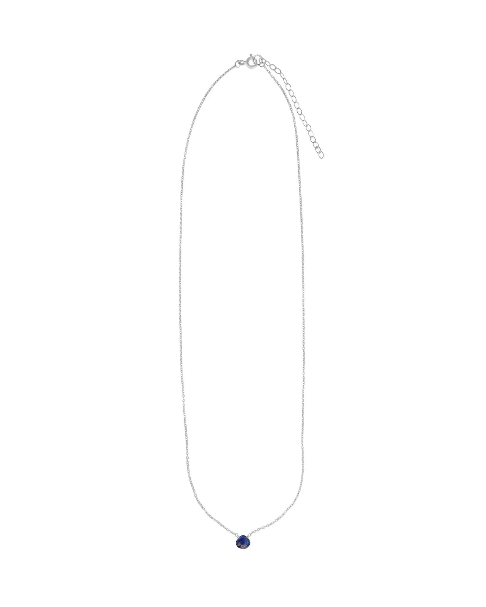 Blue Kyanite Heart Cable Chain Necklace | 6mm - Image 3