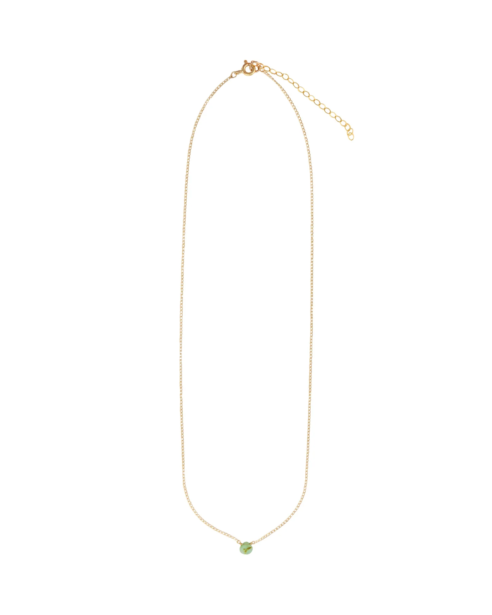 Peruvian Opal Heart Curb Chain Necklace | 6mm - Image 3