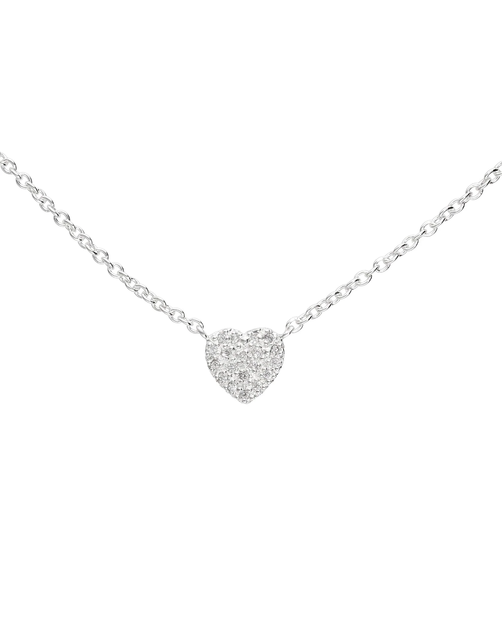 Pavé Heart Necklace - Image 3