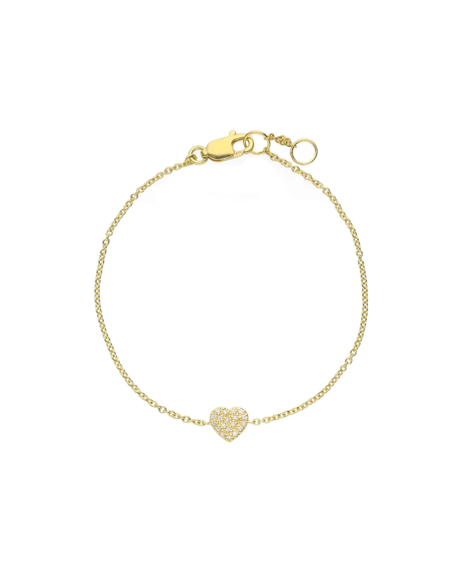 Pavé Heart Bracelet
