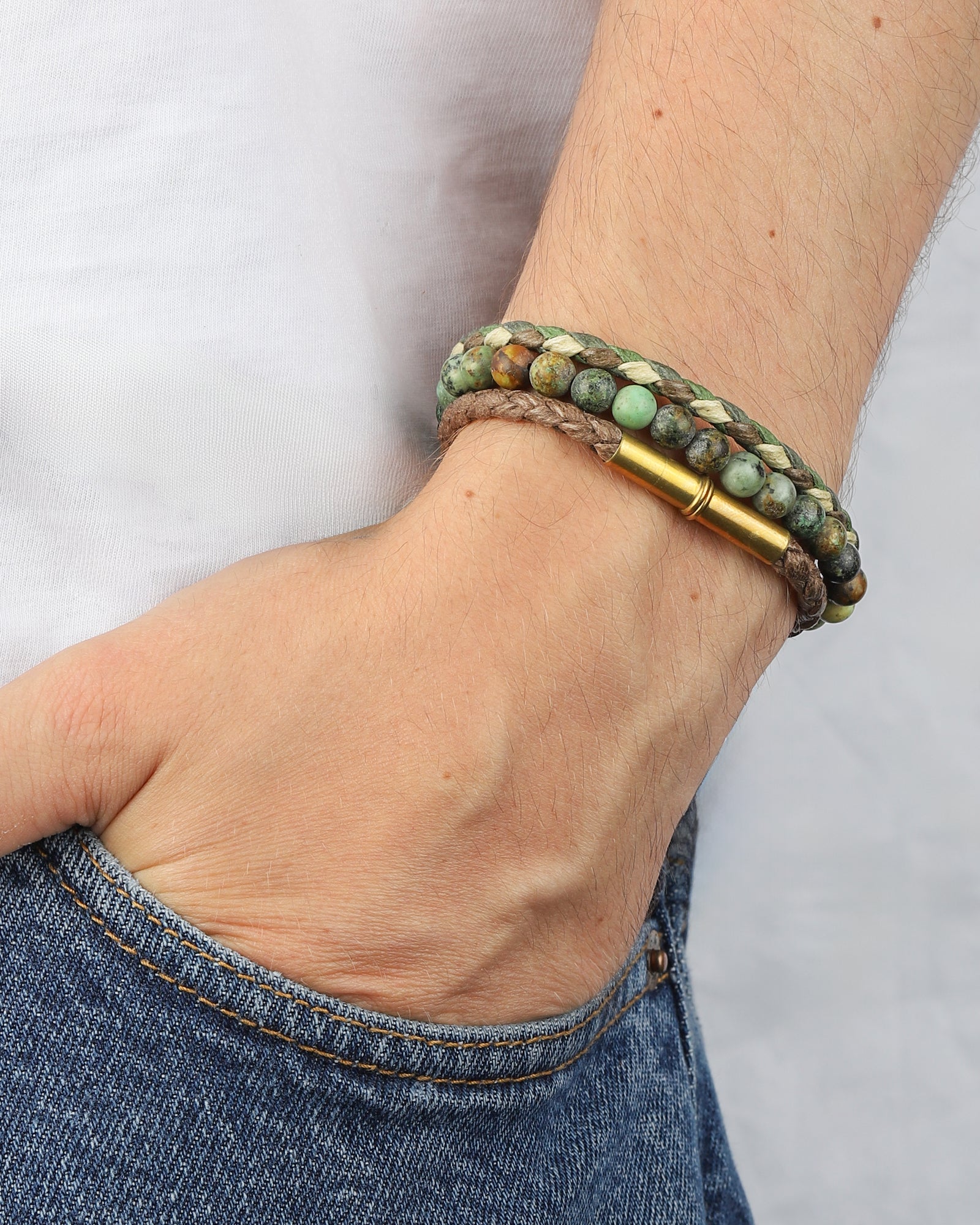 Flint Single Waxed Canvas Bracelet - Image 5