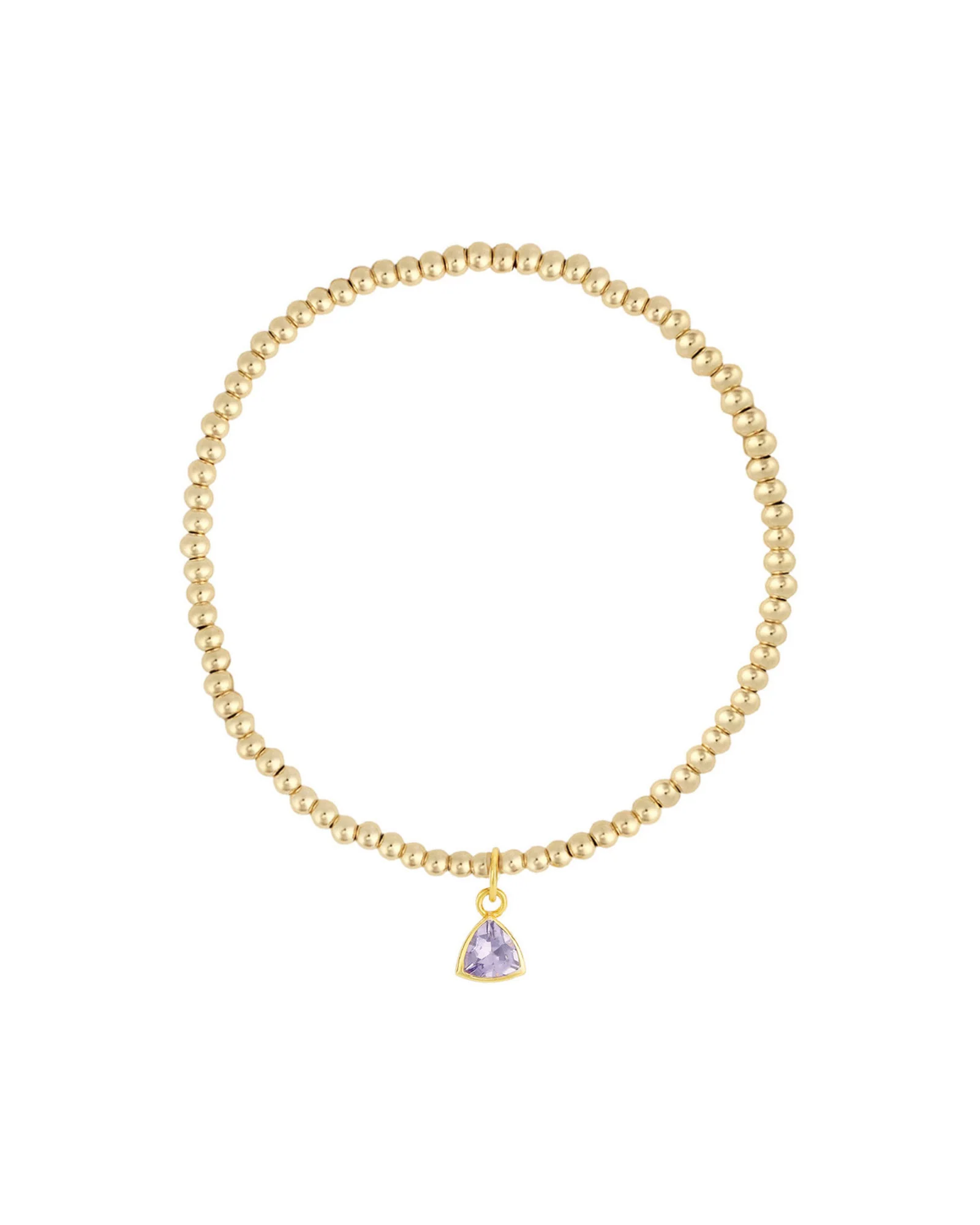 Triangle Charm Bracelet | 2.5mm