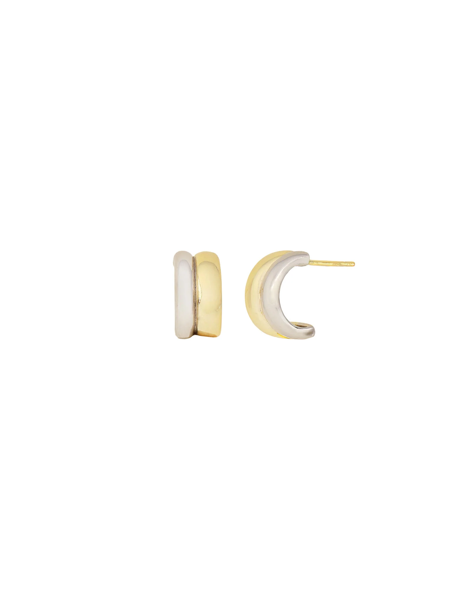 Two Tone Parallel Hoops