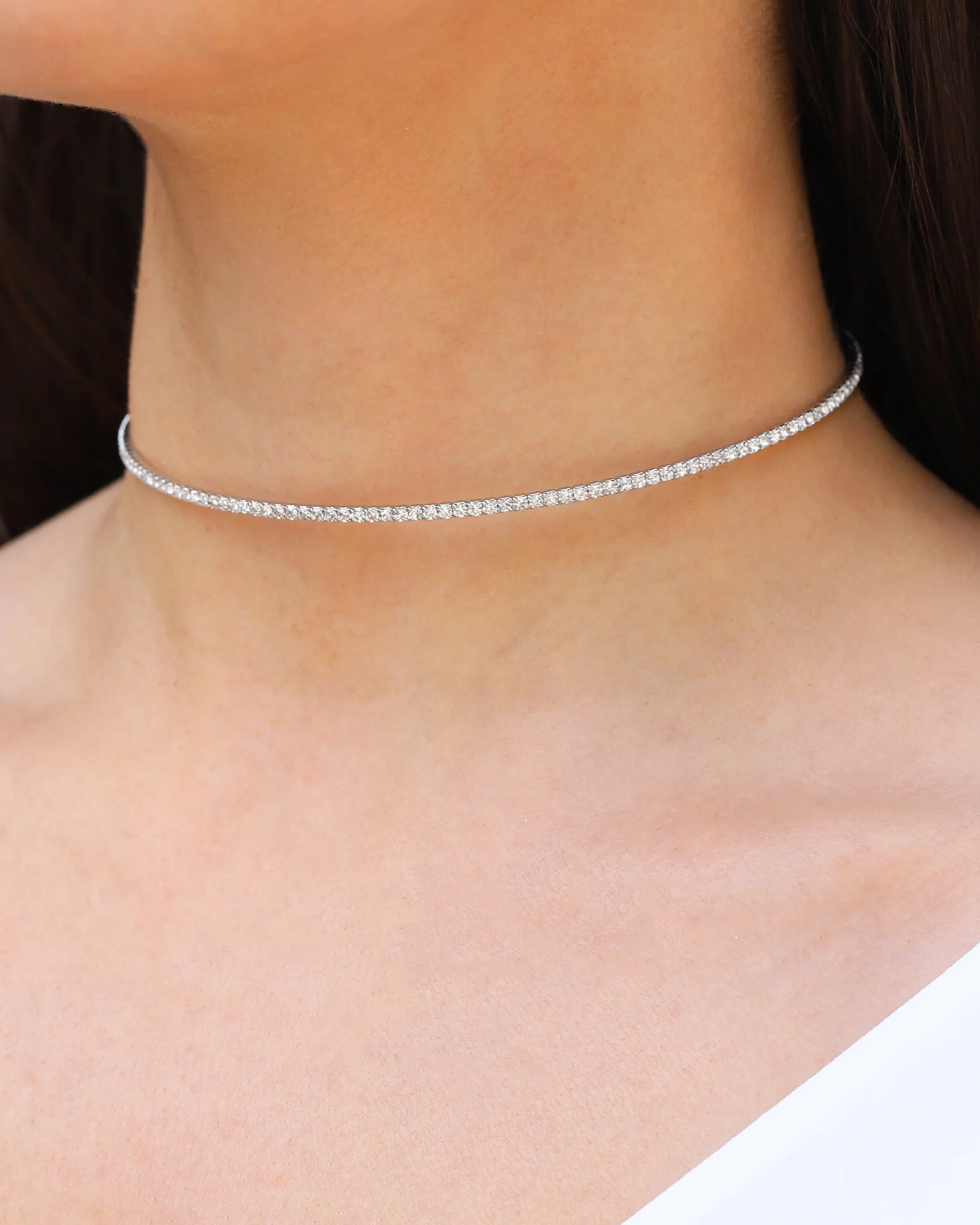1 Row Crystal Choker - Image 2