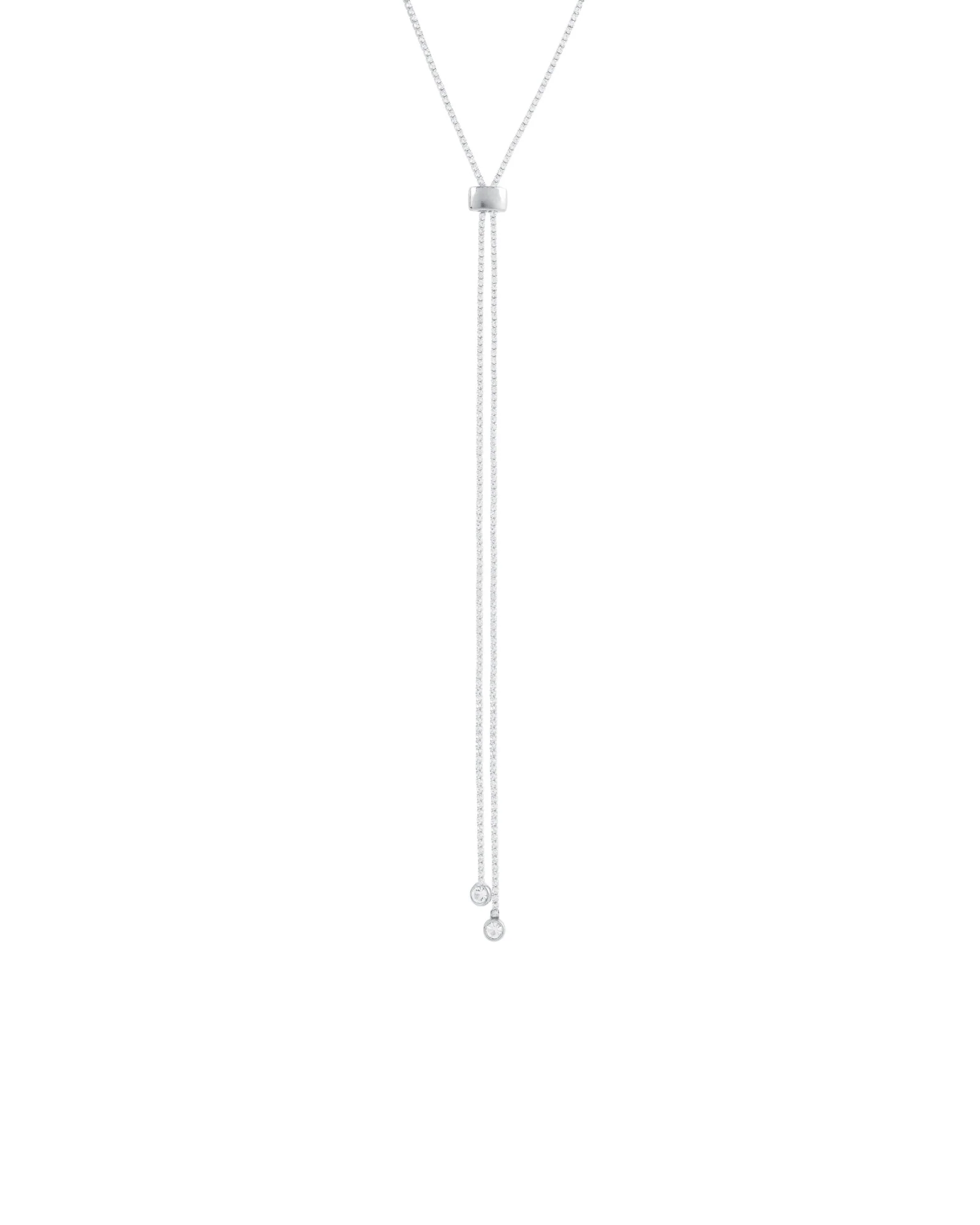 1 Row Crystal Slider Lariat