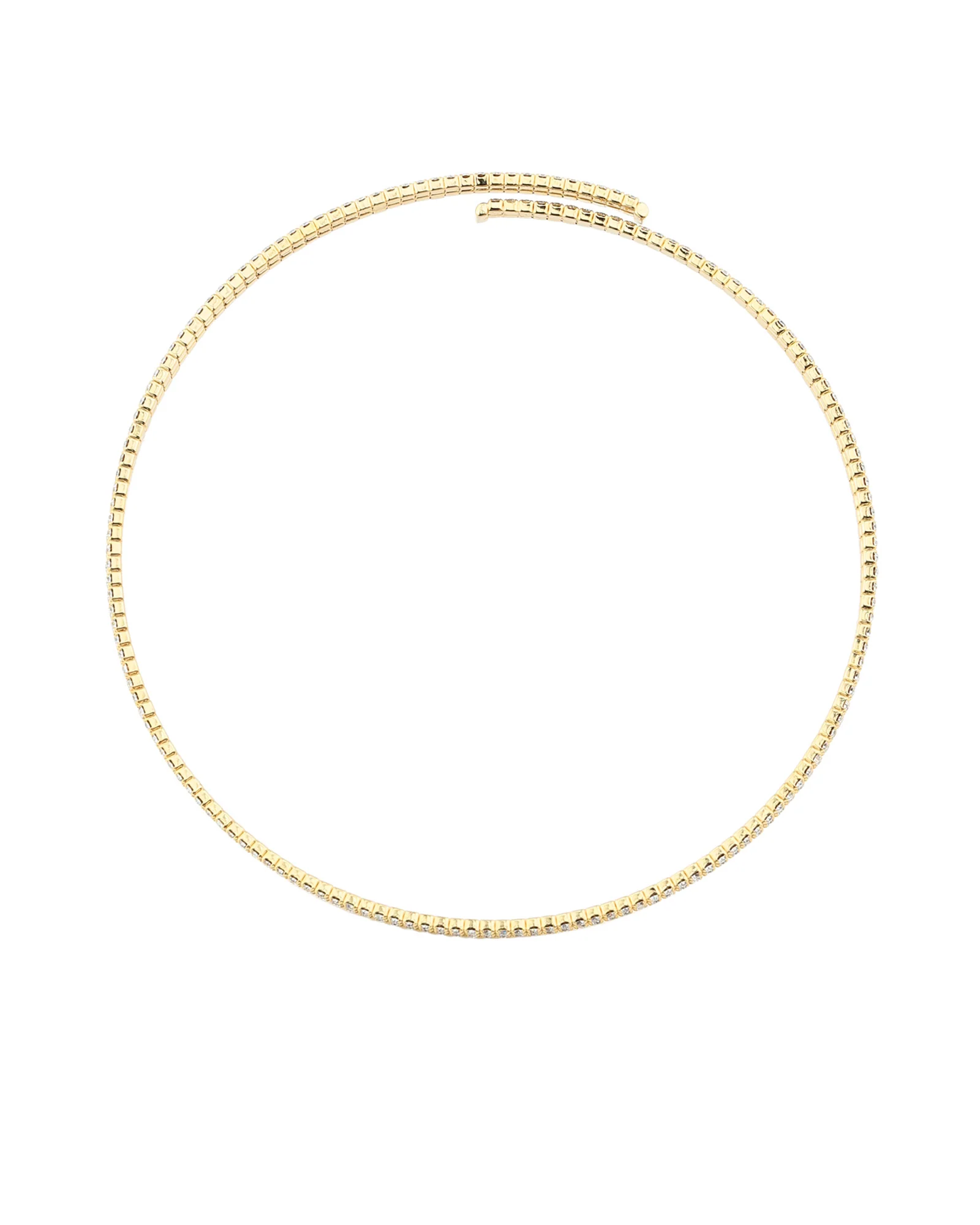 2 Row Crystal Wire Choker - Image 3