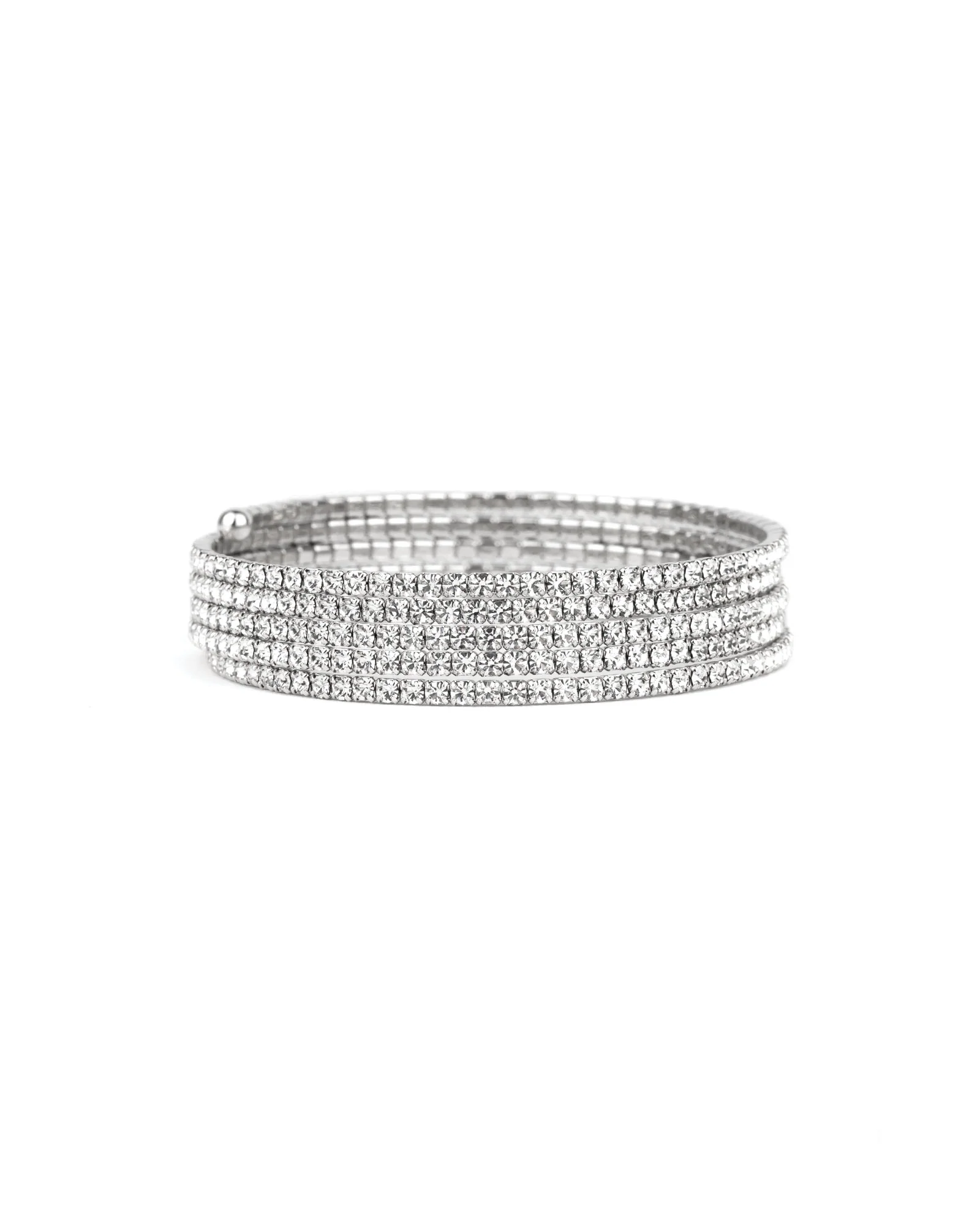 5 Row Crystal Wrap Cuff