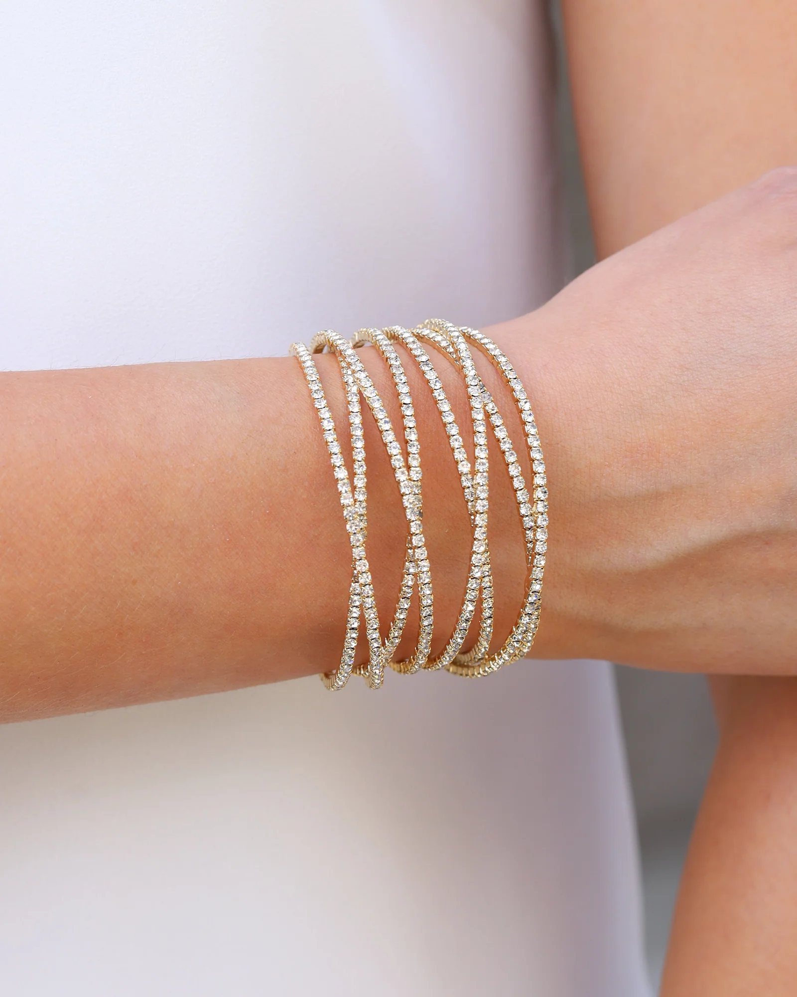 8 Row Crystal Cuff - Image 2