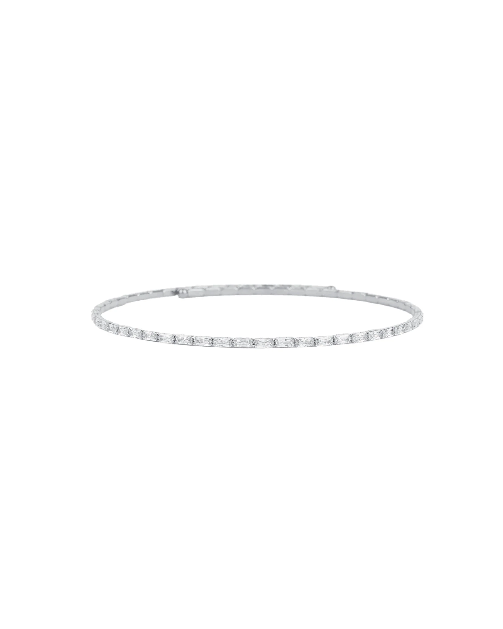 Baguette CZ Collar