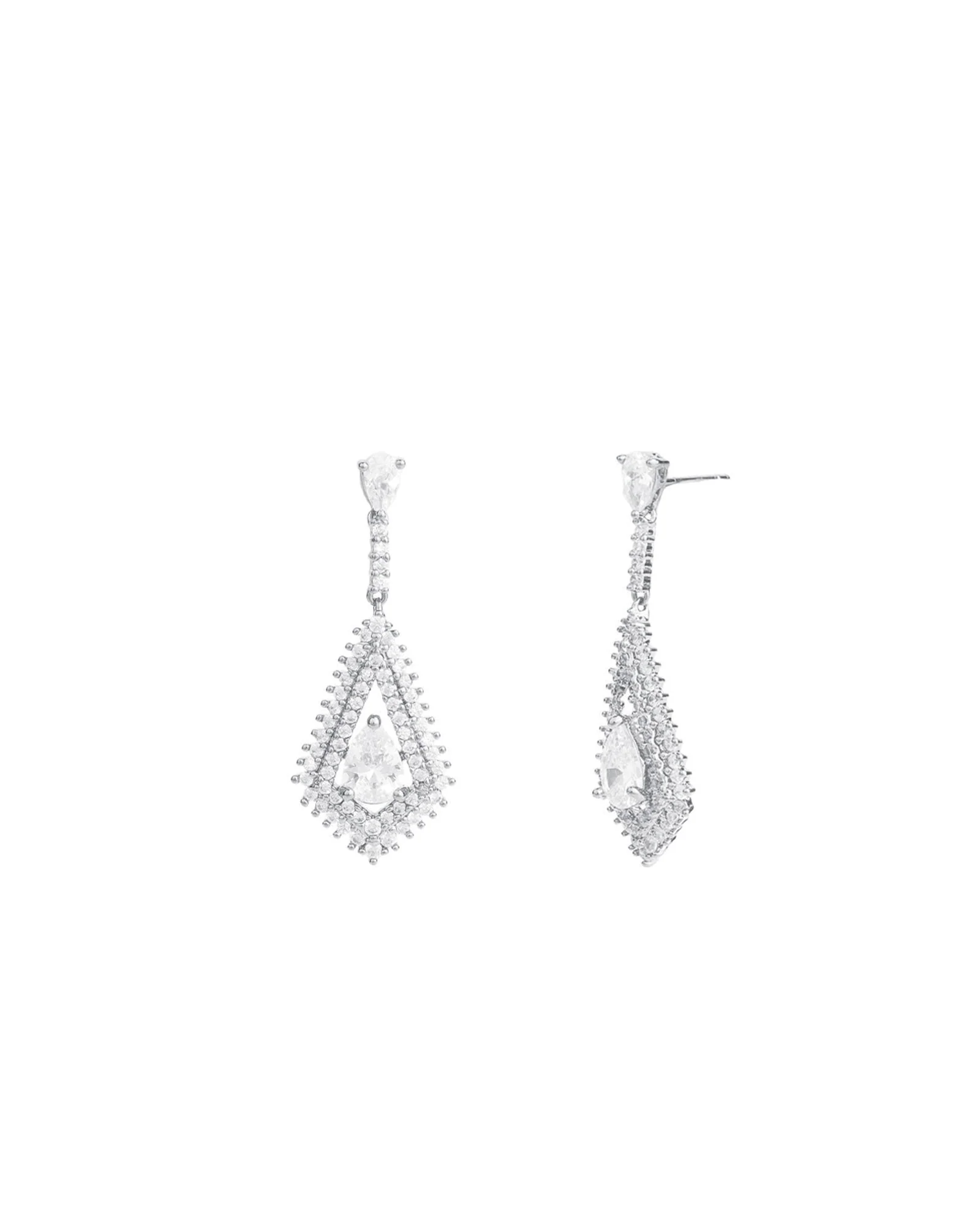 Diamond Teardrop Earrings